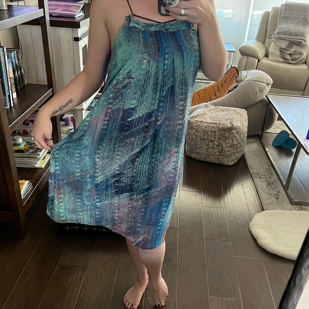 See you soon rainbow sun dress size small
